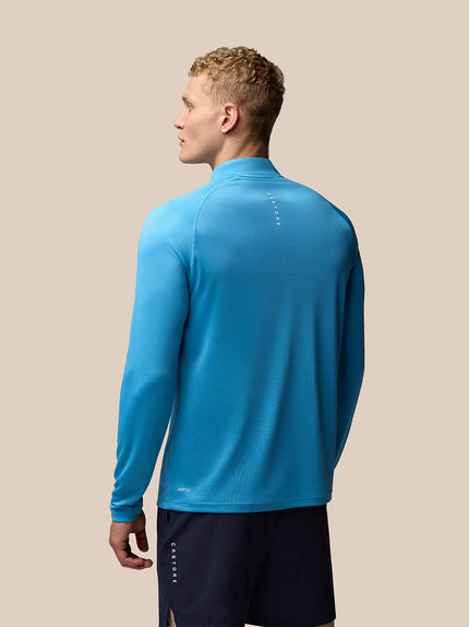 Adapt Training 1/4 Zip Top - Corn Blue