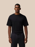 Flex Cotton T-Shirt- Black/Gunmetal