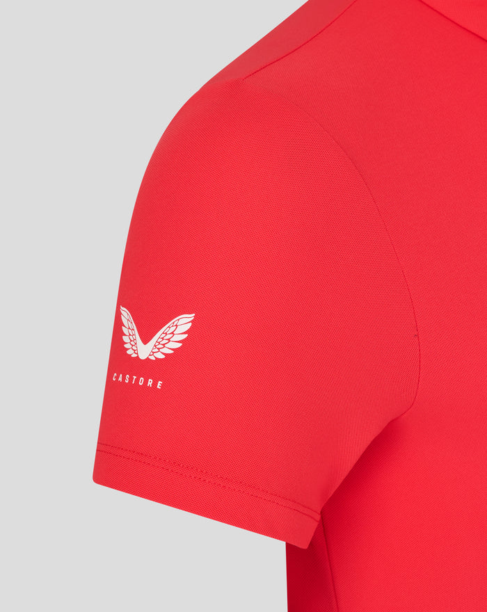 Saracens Club Essential Golf Polo - Red