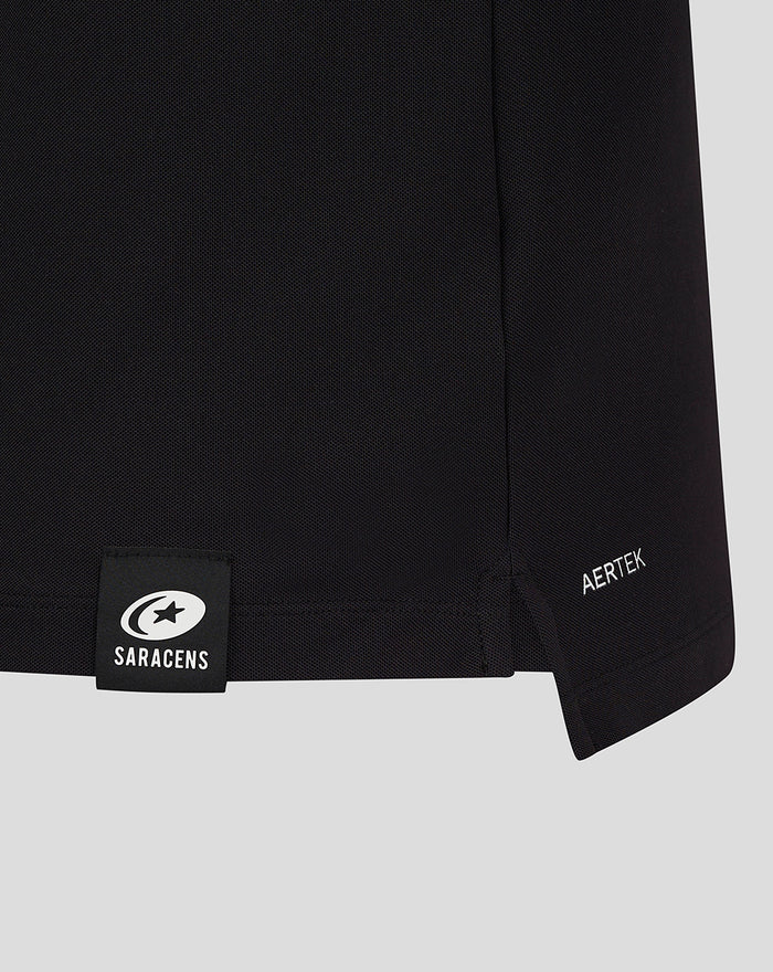 Saracens Club Essential Golf Polo - Black