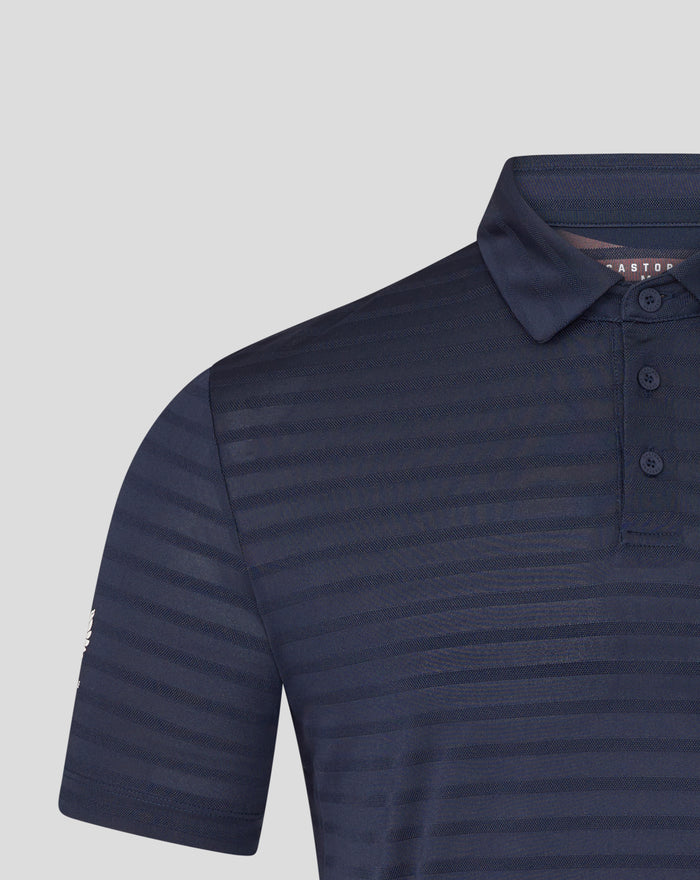 Saracens Golf Pinnacle Pique Stripe Polo