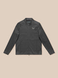 Charcoal Garcia Hybrid Jacket with stand collar full zip and zip pockets Castore logo on chest and Protek branding on the right cuff