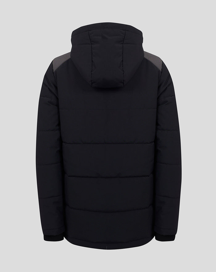 SARACENS JUNIOR 2026/27 TRAINING PADDED JACKET - BLACK