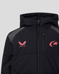 SARACENS JUNIOR 2026/27 TRAINING PADDED JACKET - BLACK