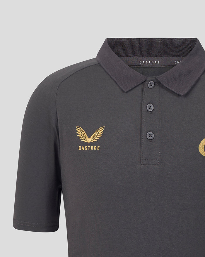SARACENS JUNIOR 2026/27 TRAVEL POLO - GREY