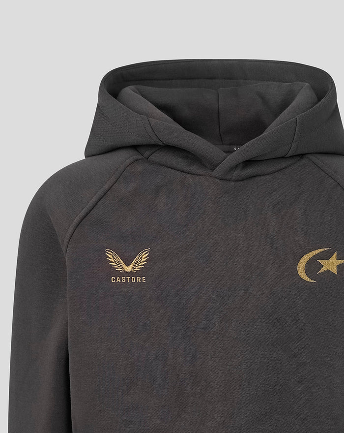 SARACENS JUNIOR 2026/27 TRAVEL HOODIE - GREY