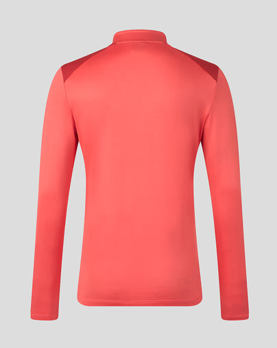 SARACENS MENS 2026/27 TRAINING QUARTER ZIP TOP - ROSE