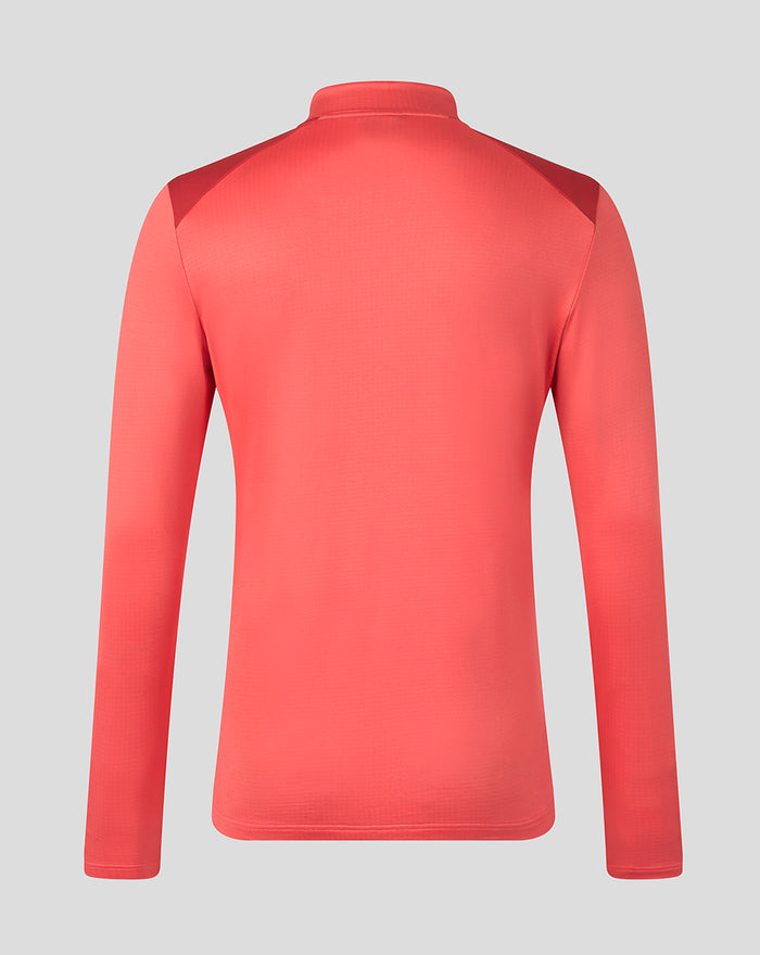 SARACENS MENS 2026/27 TRAINING QUARTER ZIP TOP - ROSE