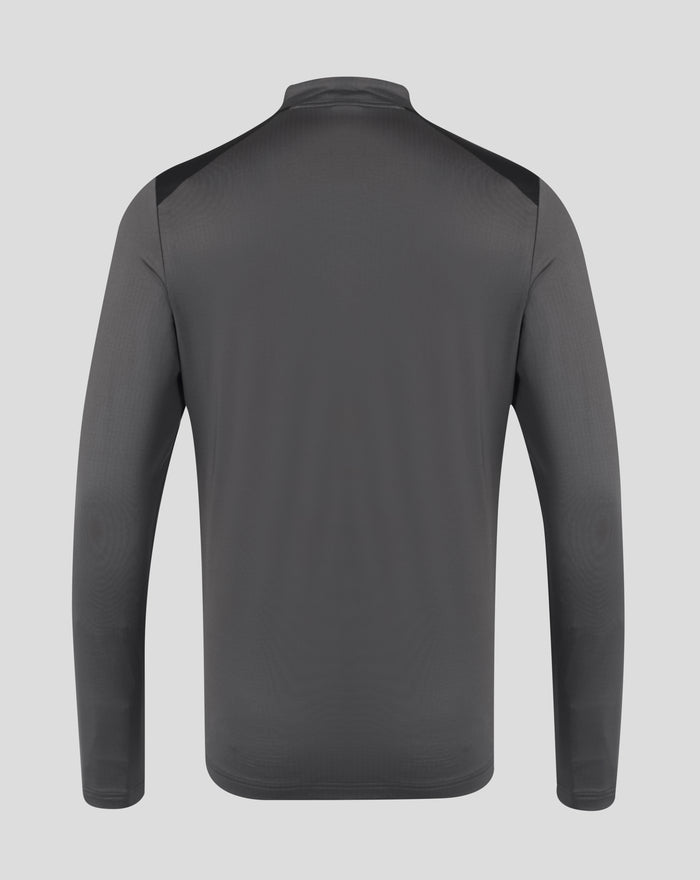 SARACENS MENS 2026/27 TRAINING QUARTER ZIP TOP - GREY