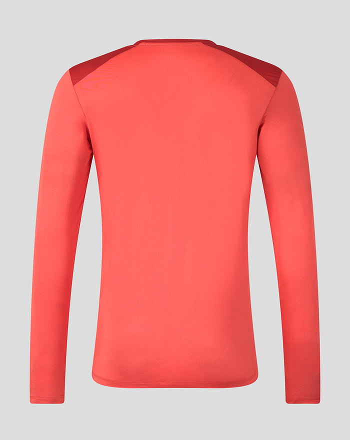 SARACENS MENS 2026/27 TRAINING LONG SLEEVE TOP - ROSE