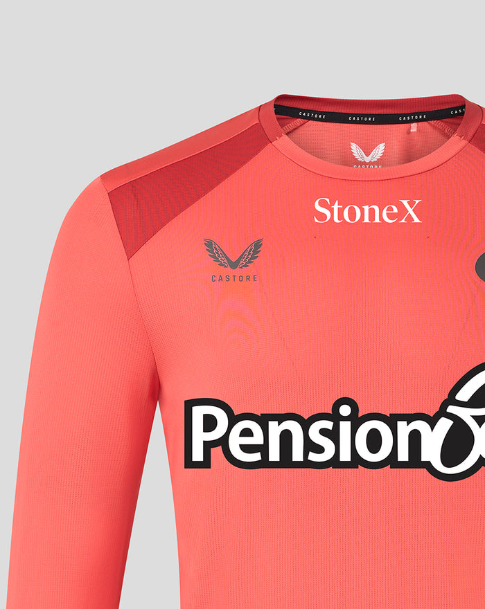 SARACENS MENS 2026/27 TRAINING LONG SLEEVE TOP - ROSE
