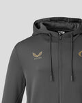 SARACENS MENS 2026/27 TRAVEL FLEX FULL ZIP HOODIE - GREY