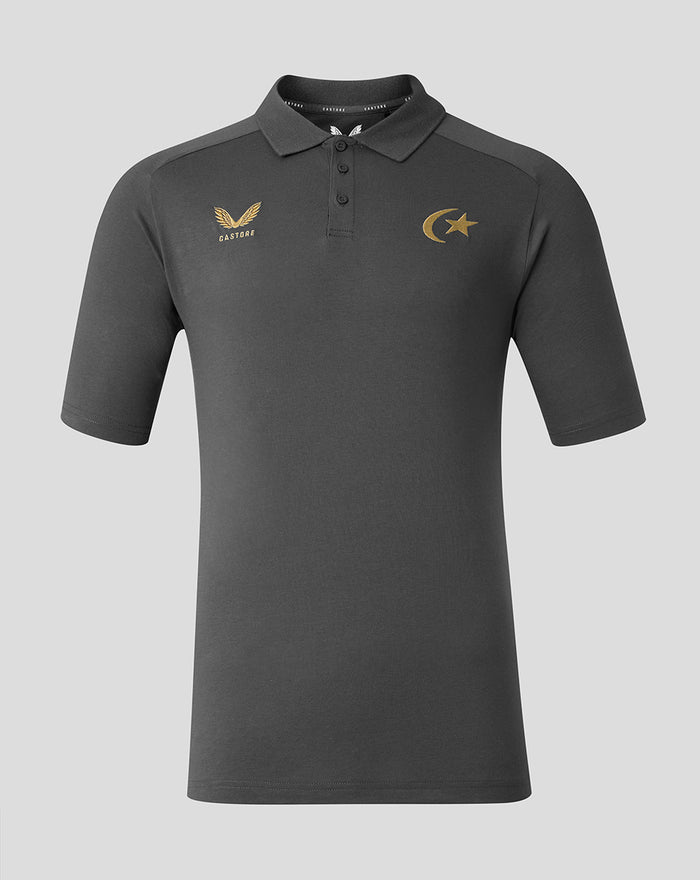 SARACENS MENS 2026/27 TRAVEL POLO - GREY