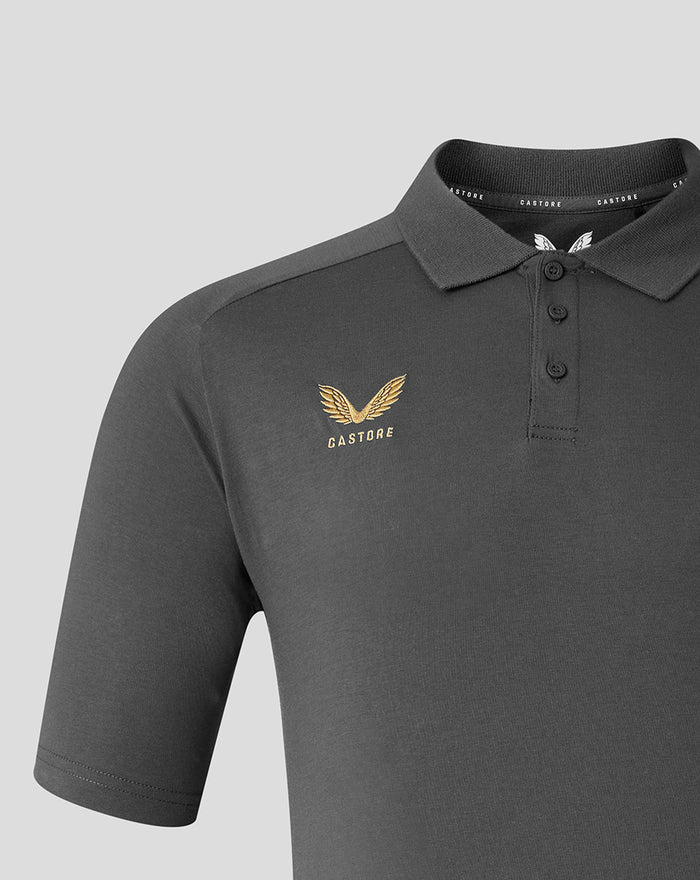 SARACENS MENS 2026/27 TRAVEL POLO - GREY