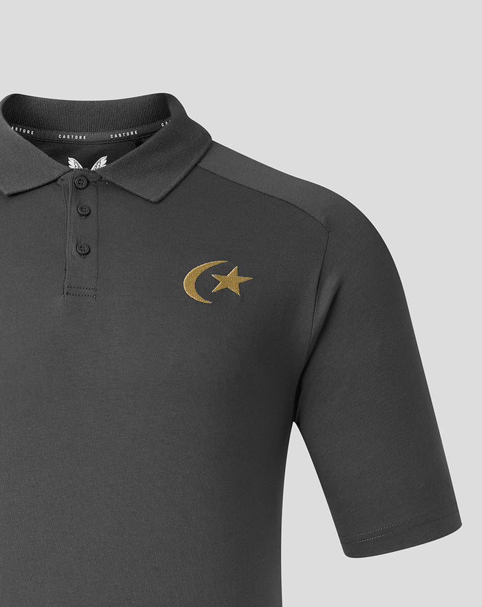 SARACENS MENS 2026/27 TRAVEL POLO - GREY