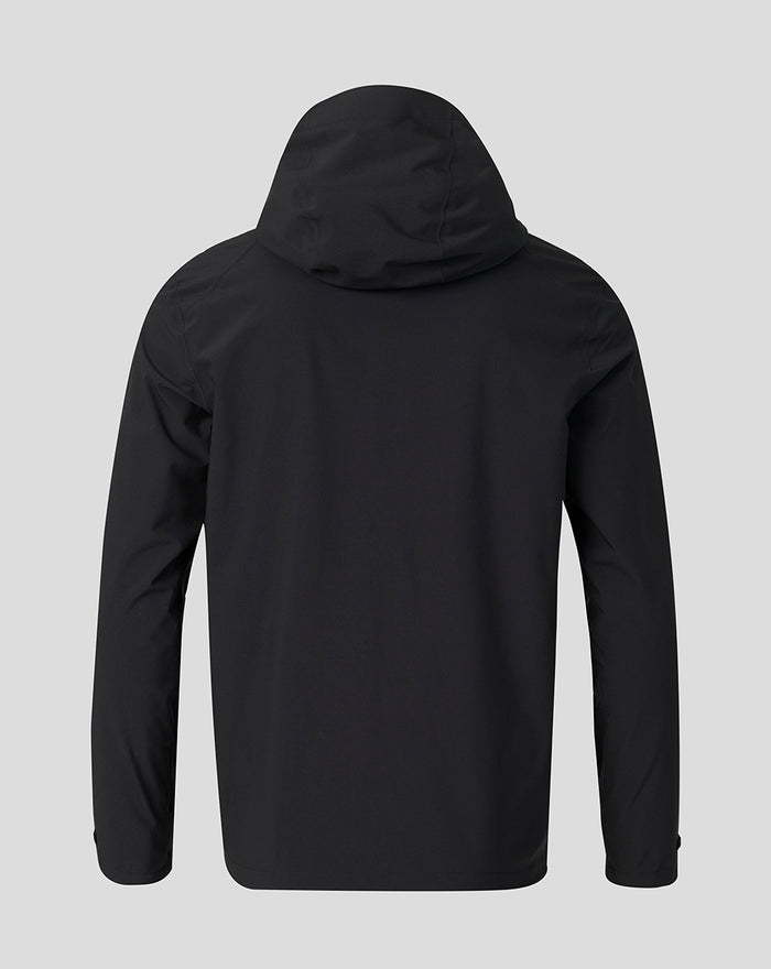 SARACENS UNISEX 2026/27 TRAINING RAIN JACKET - BLACK
