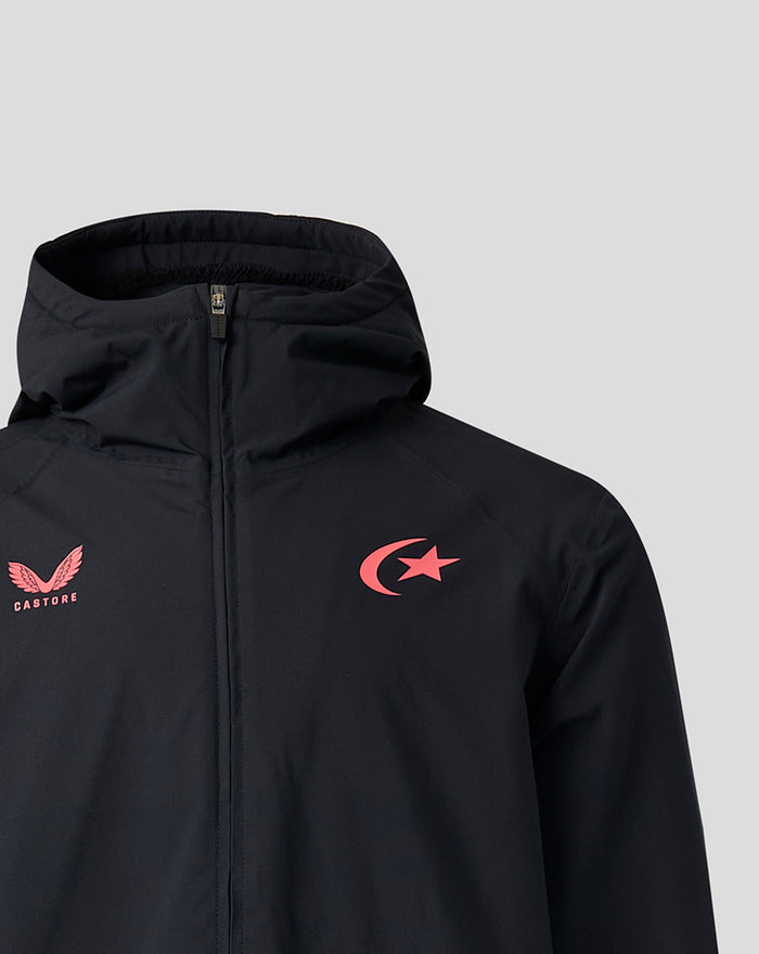 SARACENS UNISEX 2026/27 TRAINING THERMAL ROBE - BLACK