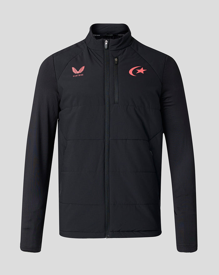 SARACENS UNISEX 2026/27 TRAINING THERMAL JACKET - BLACK