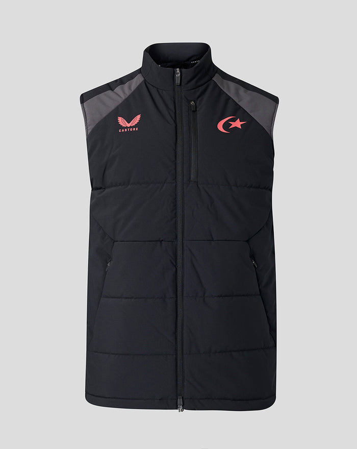 SARACENS UNISEX 2026/27 TRAINING GILET - BLACK