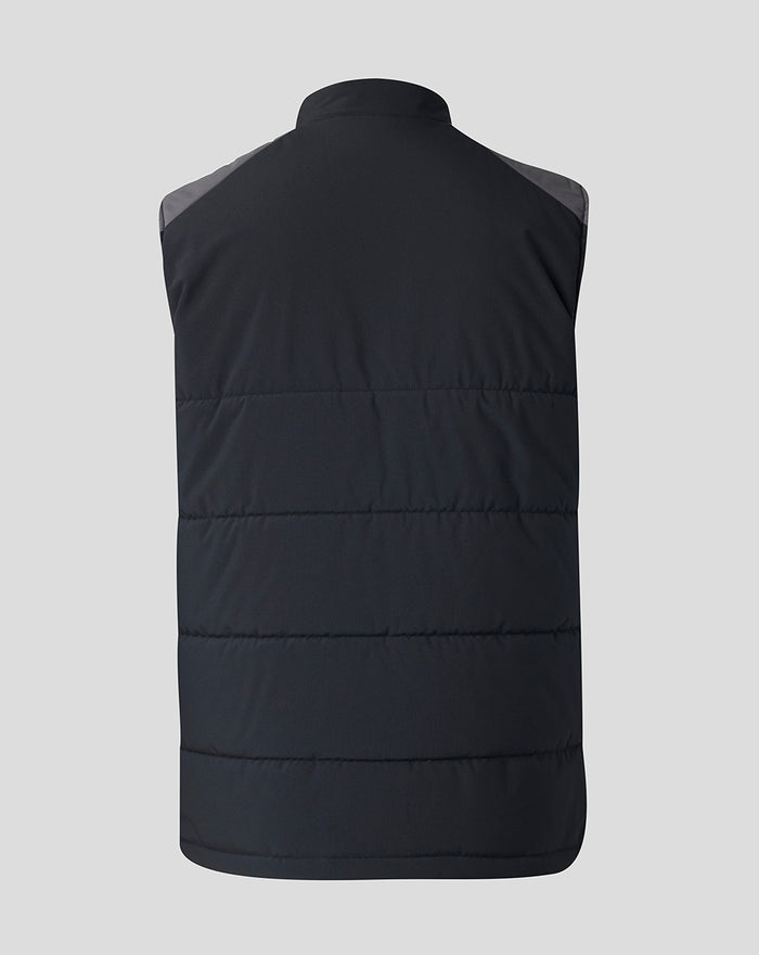 SARACENS UNISEX 2026/27 TRAINING GILET - BLACK