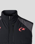 SARACENS UNISEX 2026/27 TRAINING GILET - BLACK