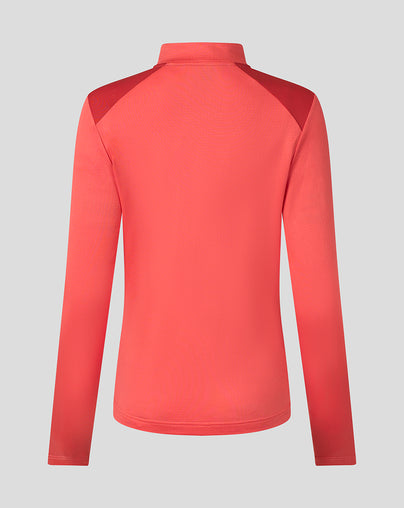 SARACENS WOMENS 2026/27 TRAINING QUARTER ZIP TOP - RED