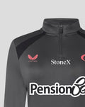 SARACENS WOMENS 2026/27 TRAINING QUARTER ZIP TOP - GREY