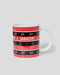 SARACENS CHRISTMAS MUG (STRIPE)