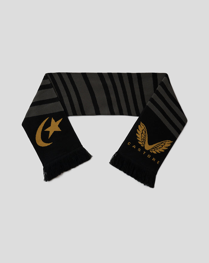 SARACENS SCARF - BLACK/GOLD