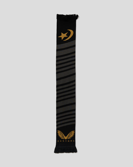 SARACENS SCARF - BLACK/GOLD
