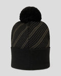 SARACENS JUNIOR BOBBLE HAT - BLACK/GOLD