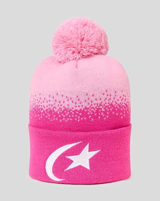 SARACENS JUNIOR BOBBLE HAT - PINK