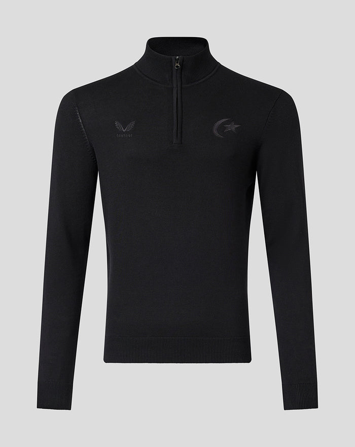 SARACENS MENS 2026/27 EMBROIDERED QUARTER ZIP TOP