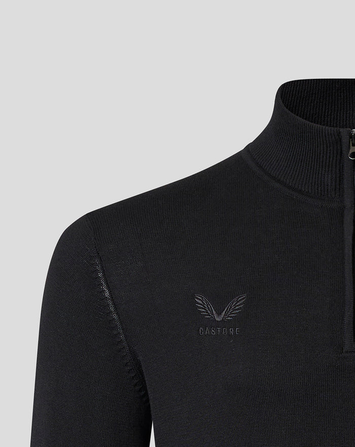 SARACENS MENS 2026/27 EMBROIDERED QUARTER ZIP TOP