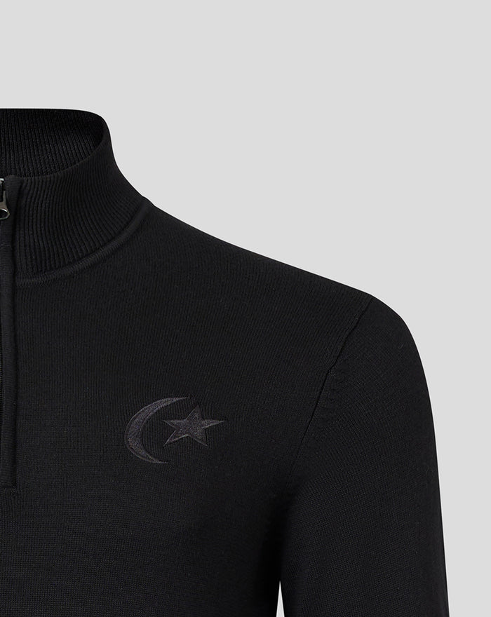 SARACENS MENS 2026/27 EMBROIDERED QUARTER ZIP TOP