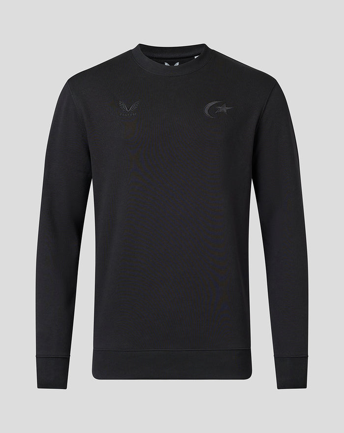 SARACENS MENS 2026/27 EMBROIDERED CREW NECK SWEATSHIRT