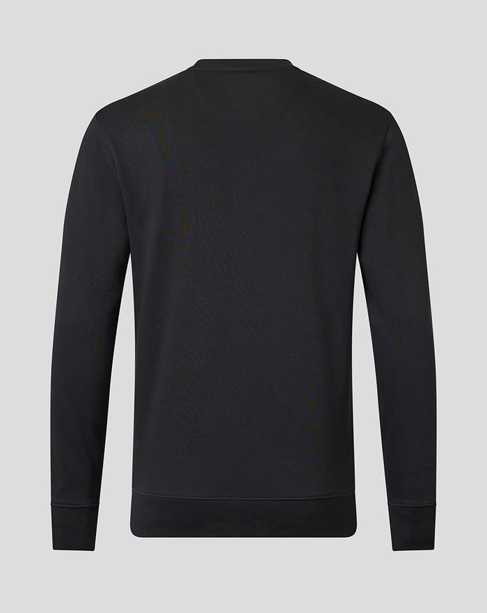 SARACENS MENS 2026/27 EMBROIDERED CREW NECK SWEATSHIRT