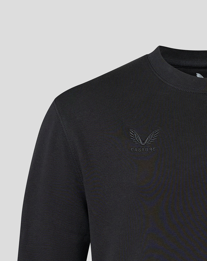 SARACENS MENS 2026/27 EMBROIDERED CREW NECK SWEATSHIRT
