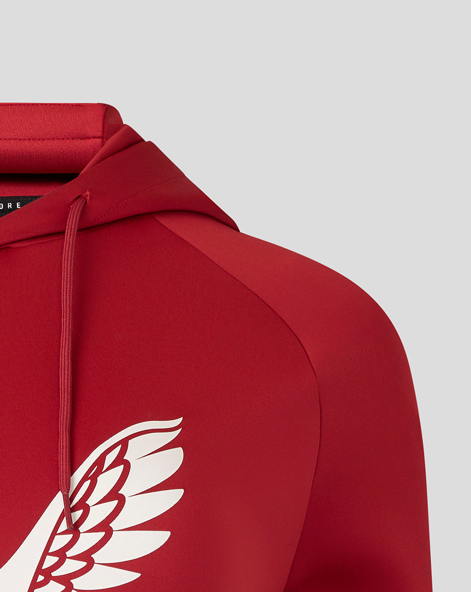 WOMENS 25/26 PRESENTATION SCUBA LOGO HOODIE - RHYTHMIC RED