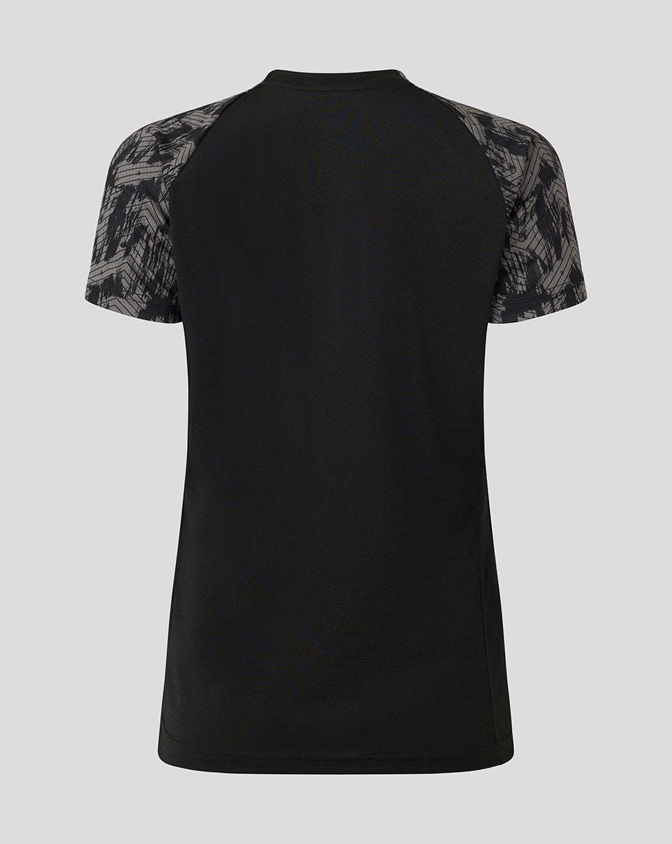 WOMEN'S 25/26 TRAINING SHORT SLEEVE TEE - CAVIAR