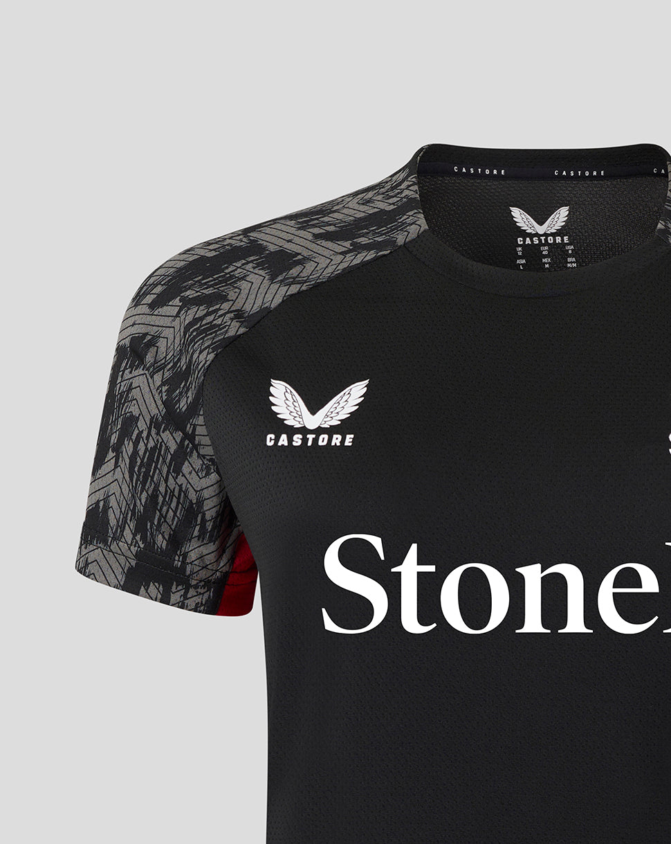 WOMEN'S 25/26 TRAINING SHORT SLEEVE TEE - CAVIAR