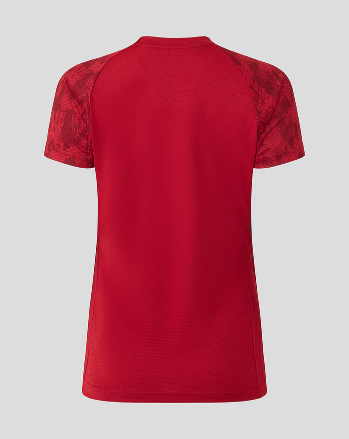 WOMEN'S 25/26 TRAINING SHORT SLEEVE TEE -  RHYMTHIC RED