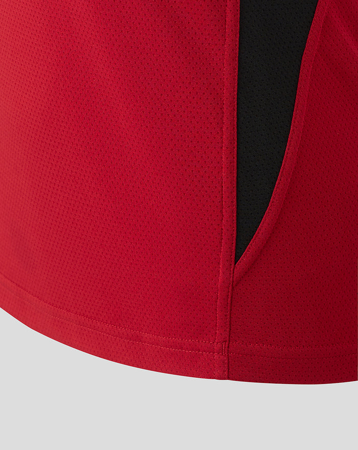 WOMEN'S 25/26 TRAINING SHORT SLEEVE TEE -  RHYMTHIC RED