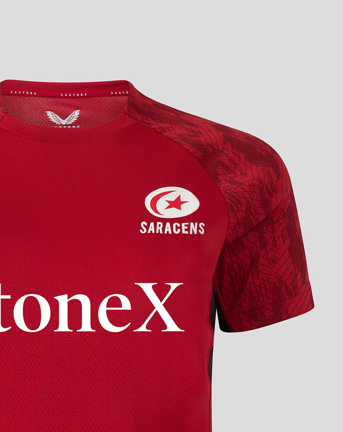 WOMEN'S 25/26 TRAINING SHORT SLEEVE TEE -  RHYMTHIC RED