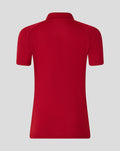 WOMENS 25/26 PRESENTATION POLY POLO - RHYTHMIC RED