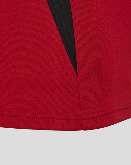 WOMENS 25/26 PRESENTATION POLY POLO - RHYTHMIC RED