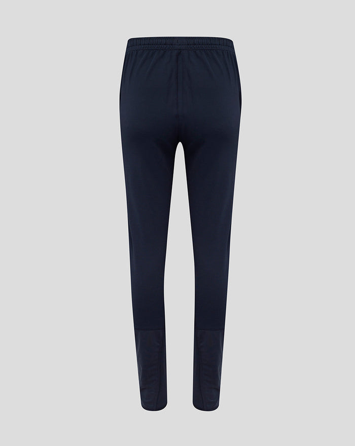 Navy Women’s England Rugby Drill Pants back view with elasticated waistband