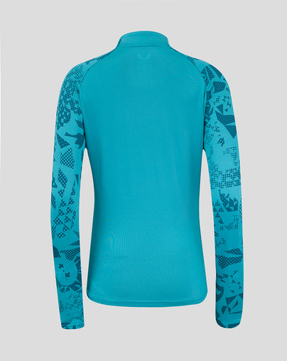 Women’s England Rugby 25/26 Performance Long Sleeve Midlayer Top – Storm Blue