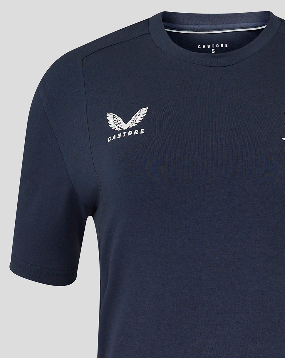 Women's England Rugby 25/26 Travel Short Sleeve Tee - Inkwell