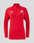 Women's 24/25 Training 1/4 Zip - Red